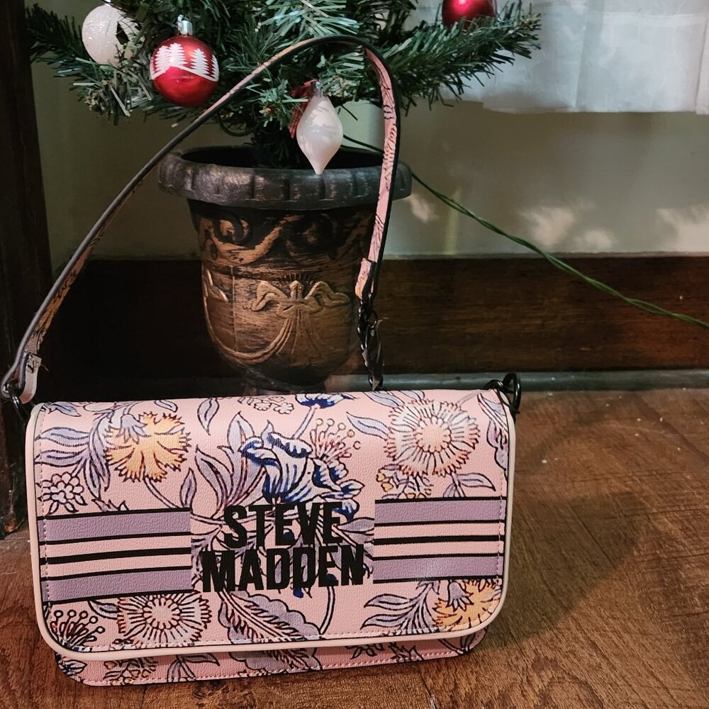 NWT Floral Steve Madden Shoulder/ Crossbody Bag
